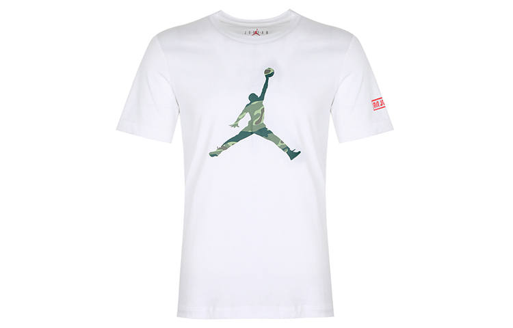 Jordan Jordan T Shirts Men's Crew Neck Moderate Straight Fit