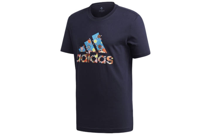 Adidas Adidas T Shirts Men's Legend Ink Crew Neck Moderate Straight Fit