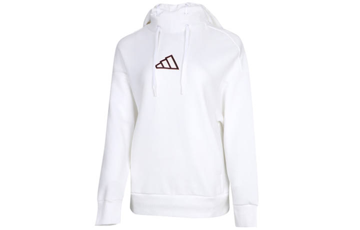 Adidas Adidas Sweatshirts Unisex White Hooded Moderate Regular