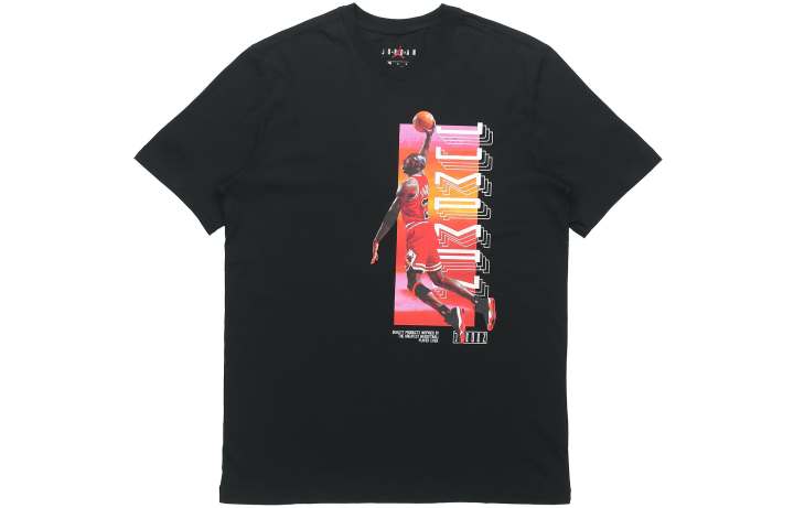 Jordan Jordan Set in Sleeve T Shirt Men's Black