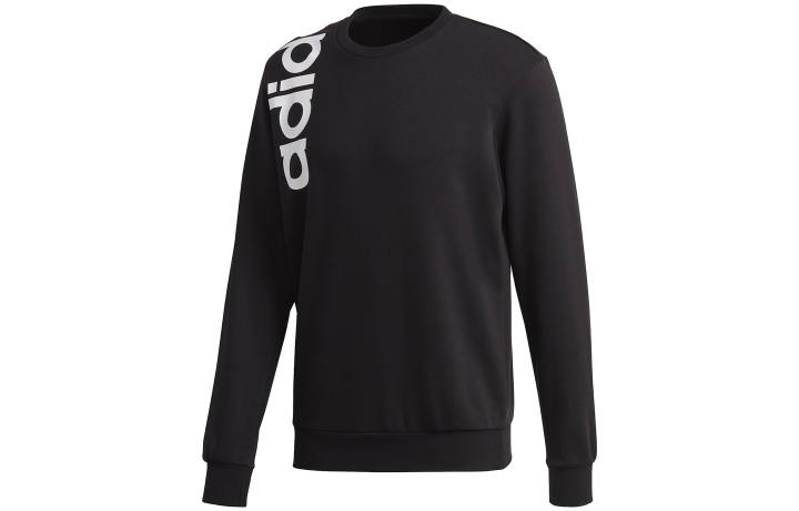 Adidas Adidas Sweatshirts Men's Black Crew Neck Moderate Regular