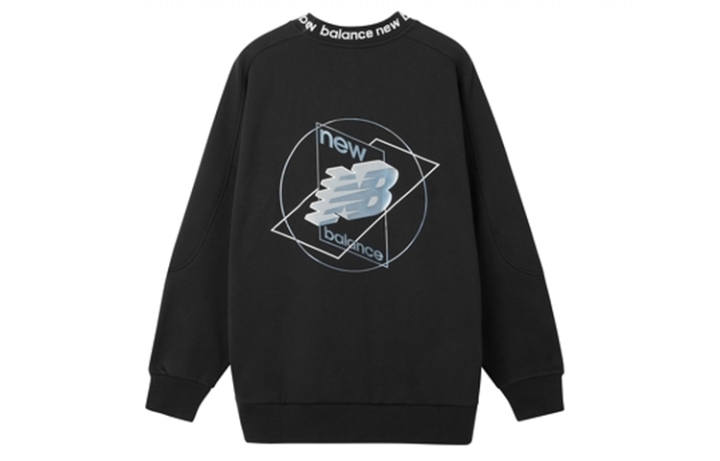New Balance New Balance Sweatshirts Men's Black Crew Neck Moderate Regular