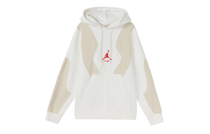 Jordan Jordan X OFF-WHITE Embroided Logo Hoodie White