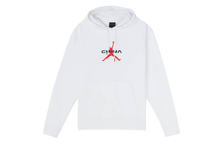 Jordan Jordan Sweatshirts Men's Mountain Peak White Hooded Moderate Regular