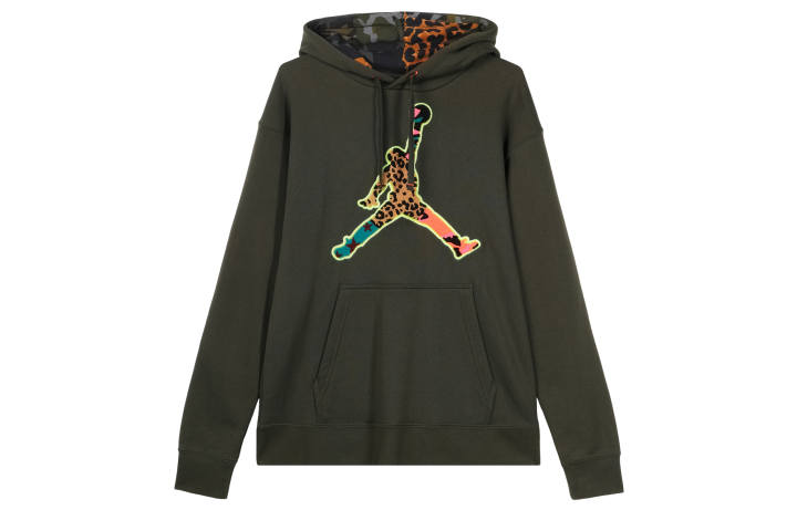 Jordan Jordan Sweatshirts Men's Green Hooded Moderate Regular