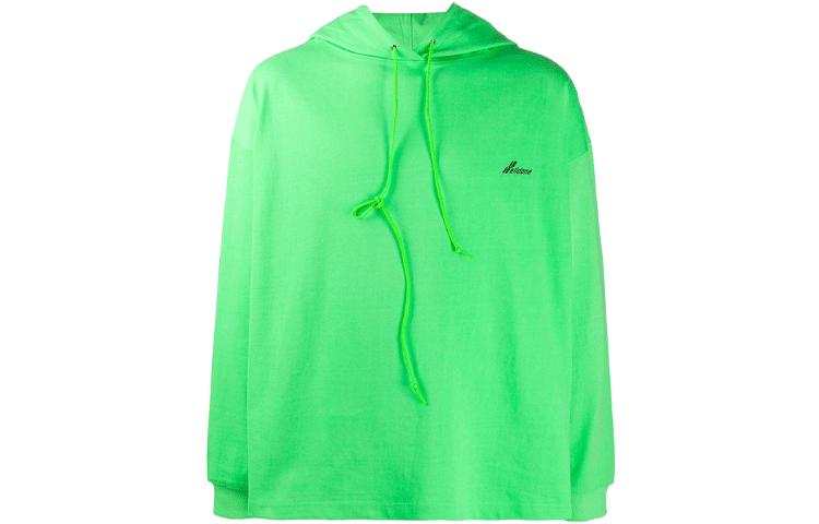 WE11DONE WE11DONE Sweatshirts Unisex Green Hooded Moderate Regular