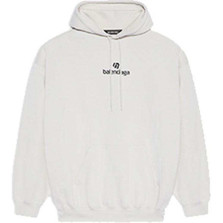 Balenciaga logo-embroidered hoodie
