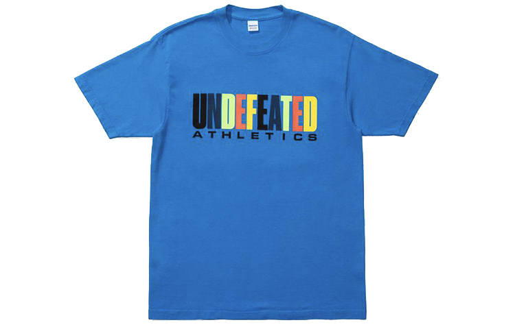 UNDEFEATED T Shirts Men's Crew Neck Moderate Straight Fit
