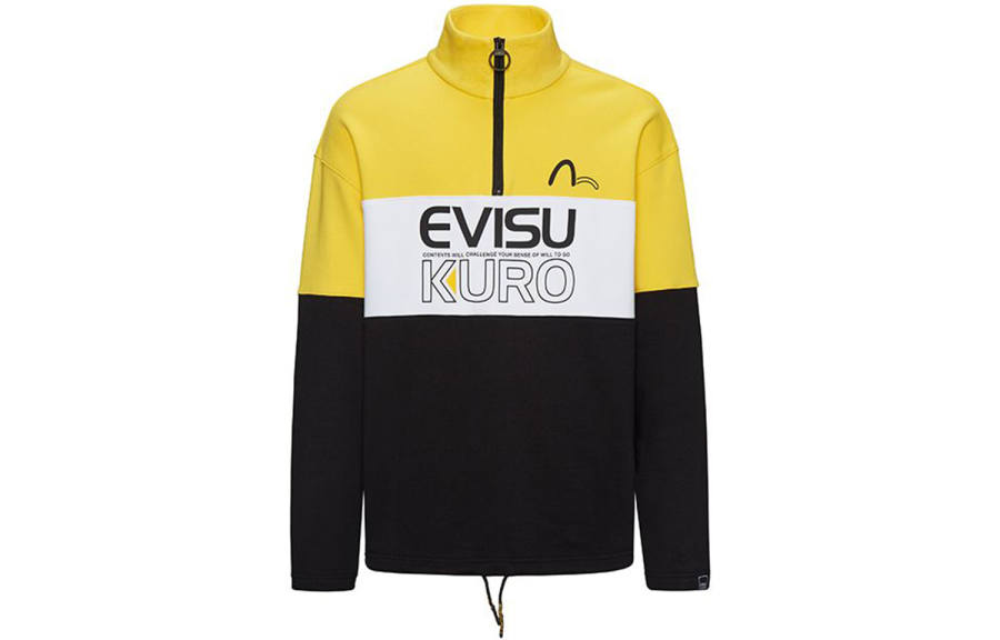 EVISU EVISU Sweatshirt Men's Yellow/Black