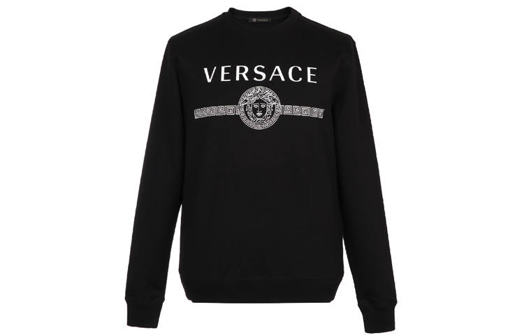 VERSACE VERSACE Medusa Logo Print Sweatshirt