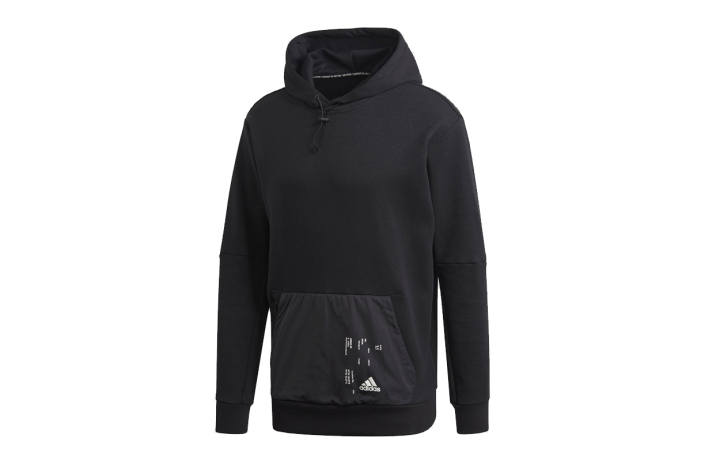 Adidas Adidas Sweatshirts Men's Black Hooded Moderate Regular