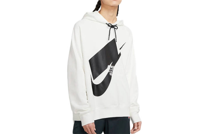 Nike Nike Sweatshirts Men's Sail White Hooded Moderate Regular