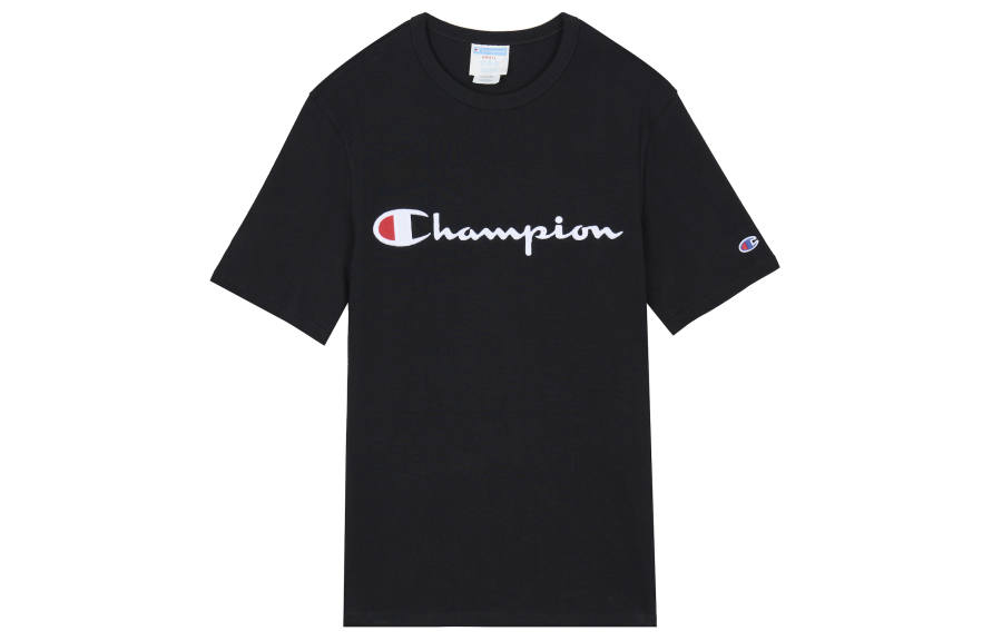 Champion Champion T Shirt US Version Unisex Black