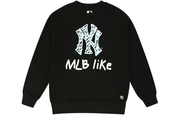 MLB MLB Like Collection Sweatshirts Unisex Black Crew Neck Moderate Regular