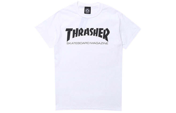 Thrasher T Shirts Unisex Crew Neck Moderate Heavyweight