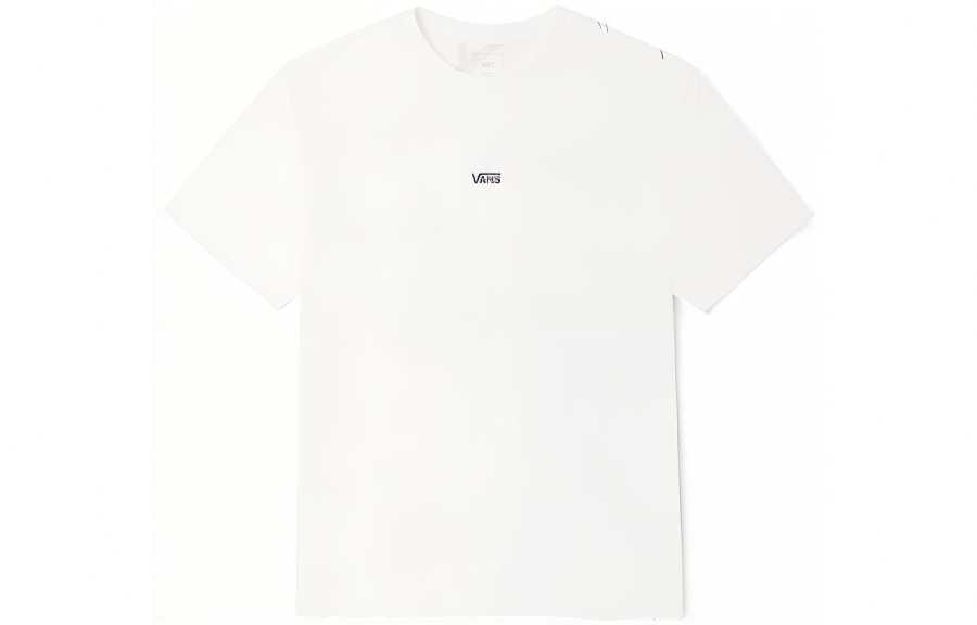 Vans T Shirts Unisex White Crew Neck Moderate Straight Fit