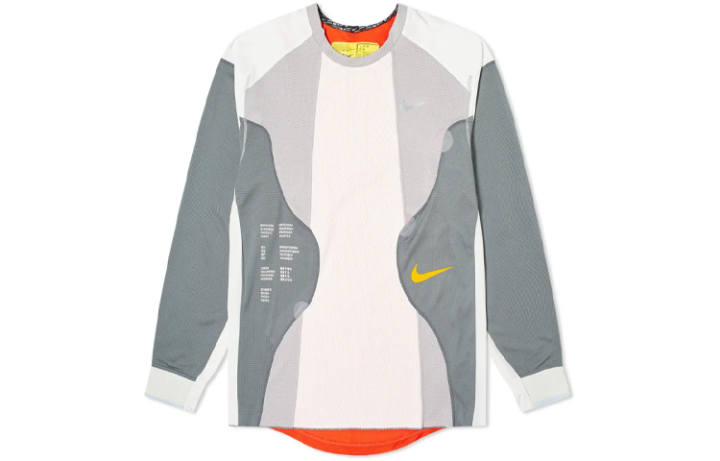 Nike Nike ISPA T Shirts Men's Gray Crew Neck Moderate Straight Fit