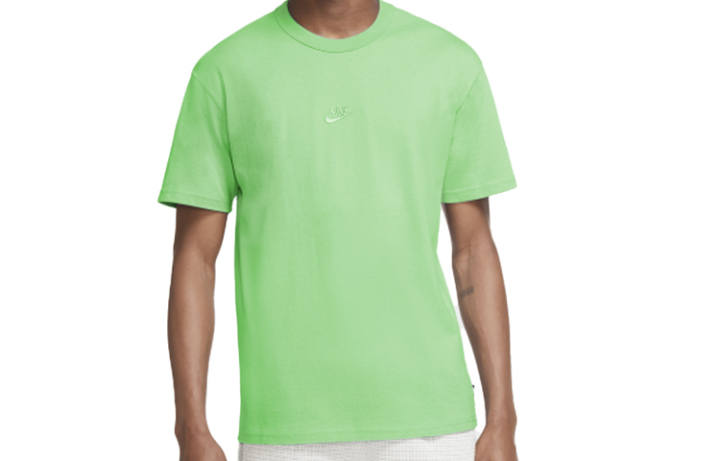 Nike Nike T Shirts Men's Green Crew Neck Moderate Straight Fit