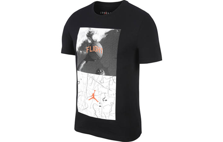 Jordan Jordan Air T Shirts Men's Crew Neck Moderate Straight Fit