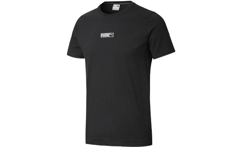 PUMA Set-in Sleeve T-Shirt Unisex Black