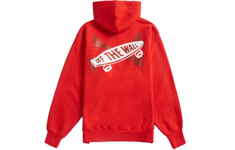Vans Vans Sweatshirts Unisex Orange Hooded Moderate Regular