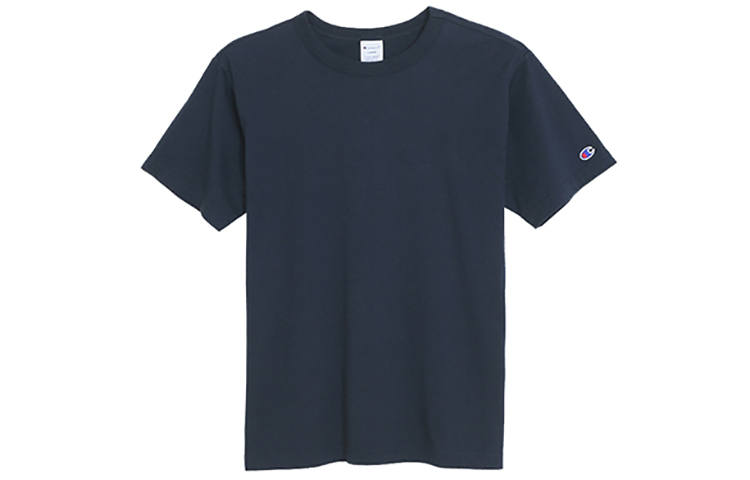Champion T Shirt Unisex Navy Blue