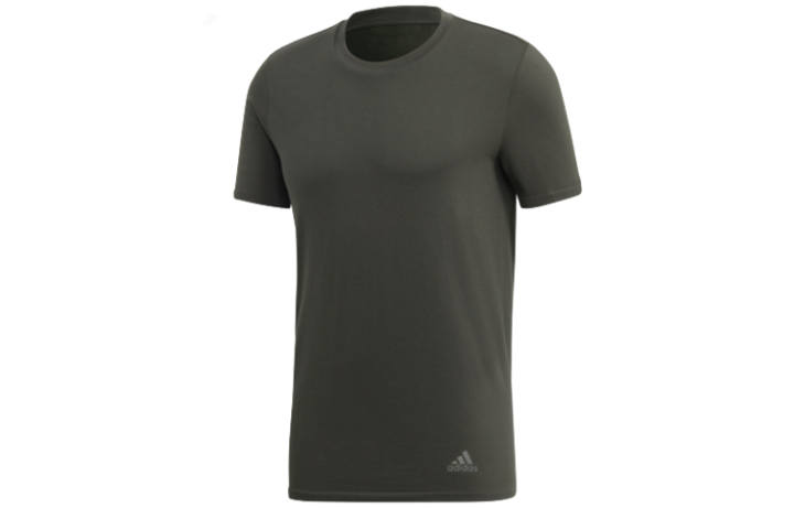 Adidas Adidas T Shirts Men's Black Crew Neck Moderate Straight Fit