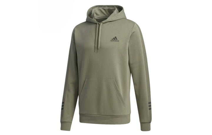 Adidas Adidas Sweatshirts Men's Army Green Hooded Moderate Regular