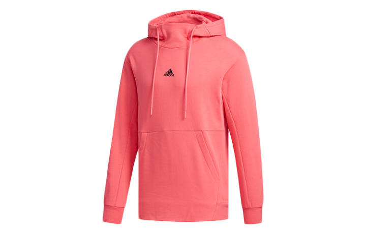 Adidas Adidas Sweatshirts Men's Pink Hooded Moderate Regular