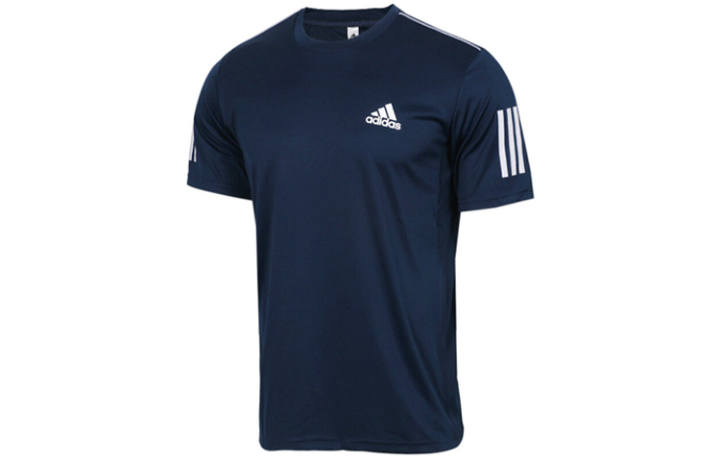 Adidas Adidas Set-in Sleeve T-Shirt Men's Navy Blue