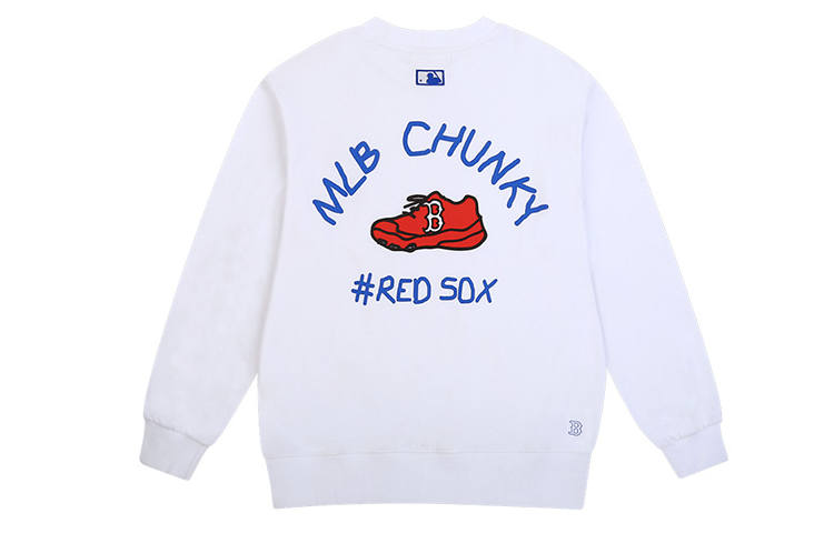 MLB MLB Sweatshirts Unisex White Crew Neck Moderate Regular
