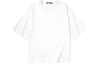 GENANX T Shirts Unisex White Crew Neck Moderate Straight Fit