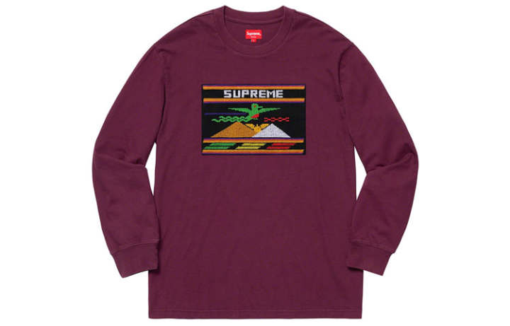 Supreme Supreme Needlepoint Patch L/S Top