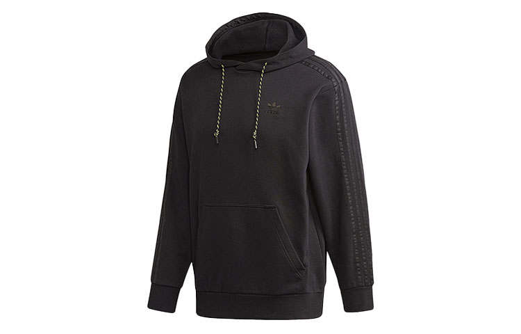Adidas Originals Sweatshirts Men's Black Hooded Moderate Regular