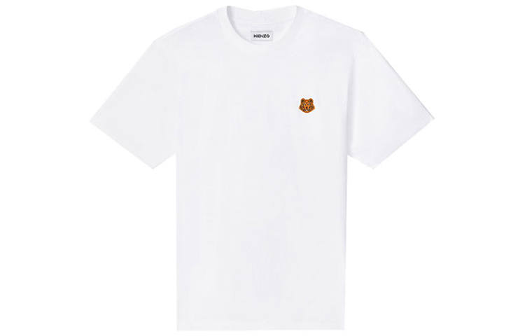 KENZO T Shirts Men's White Crew Neck Moderate Straight Fit