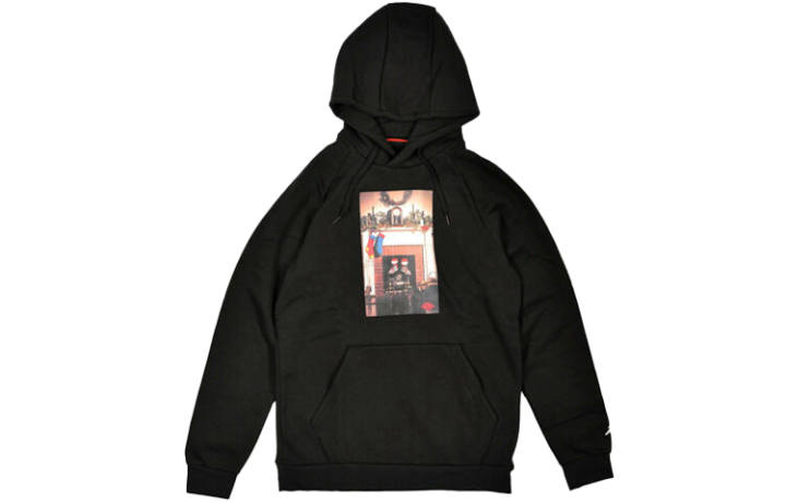 Jordan Jordan Sweatshirts Men's Black Hooded Moderate Regular