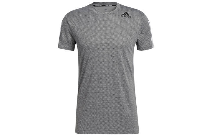 Adidas Adidas Set-in Sleeve T-Shirt Men's Gray