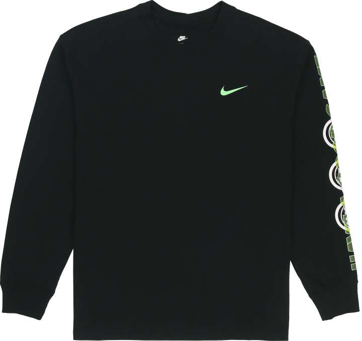 Nike Nike T Shirts Men's Black Crew Neck Moderate Straight Fit