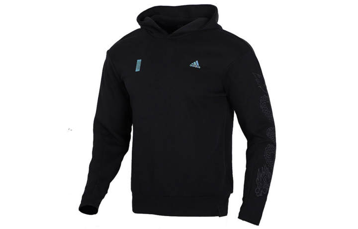 Adidas Adidas Wuji Series Sweatshirts Men's Black Hooded Moderate Regular