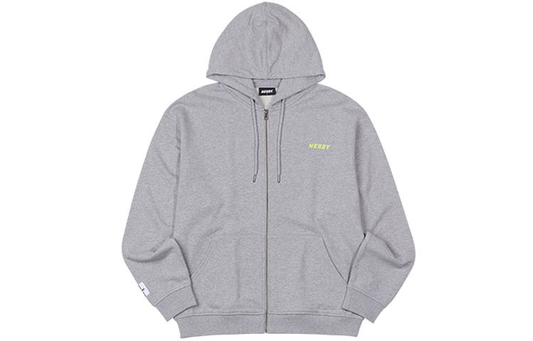 Nerdy Sweatshirts Unisex Gray Hooded Moderate Cardigan
