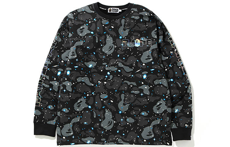 A BATHING APE Bape Relaxed Space Camo Lt Tee