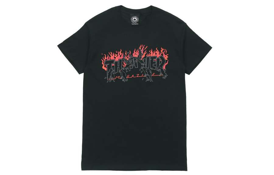 Thrasher Thrasher T Shirt US Version Unisex Black