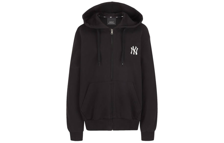 MLB X Disney MLB X Disney Sweatshirts Unisex Black Hooded Moderate Cardigan