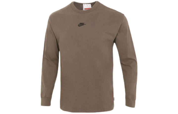 Nike Nike T Shirts Men's Coffee Crew Neck Moderate Straight Fit