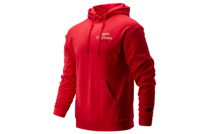 New Balance New Balance Sweatshirts Men's Red Hooded Moderate Regular