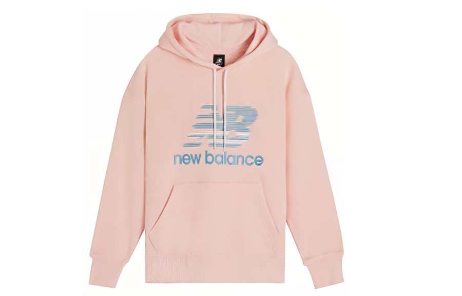 New Balance New Balance Sweatshirts Women's Pink Hooded Moderate Regular