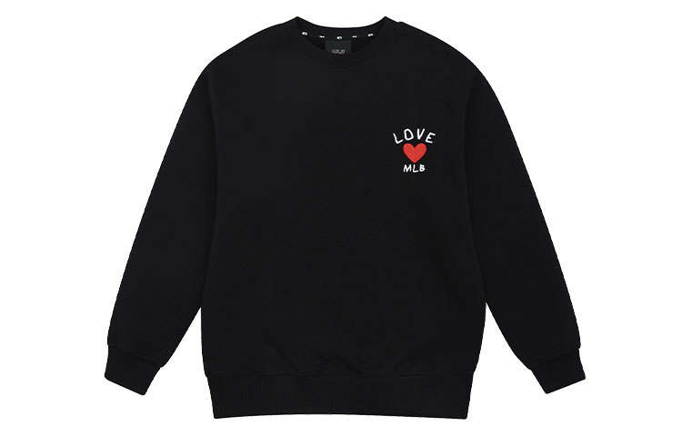 MLB MLB Sweatshirts Unisex Black Crew Neck Moderate Regular