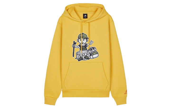 New Balance New Balance Sweatshirts Men's Lemon Hooded Moderate Regular