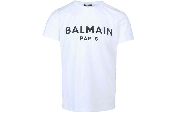 BALMAIN logo-print cotton T-shirt