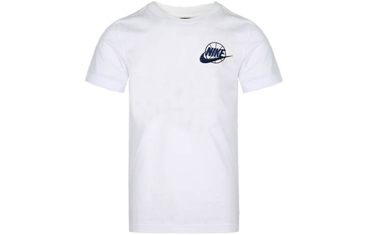 Nike Nike T Shirts Men's White Crew Neck Moderate Straight Fit